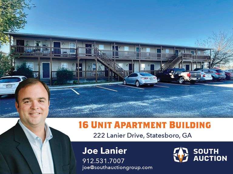 222 Lanier Drive 16 unit apartments: Statesboro, GA