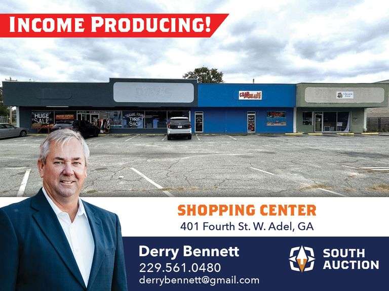 Incoming Producing Shopping Center: Adel, GA