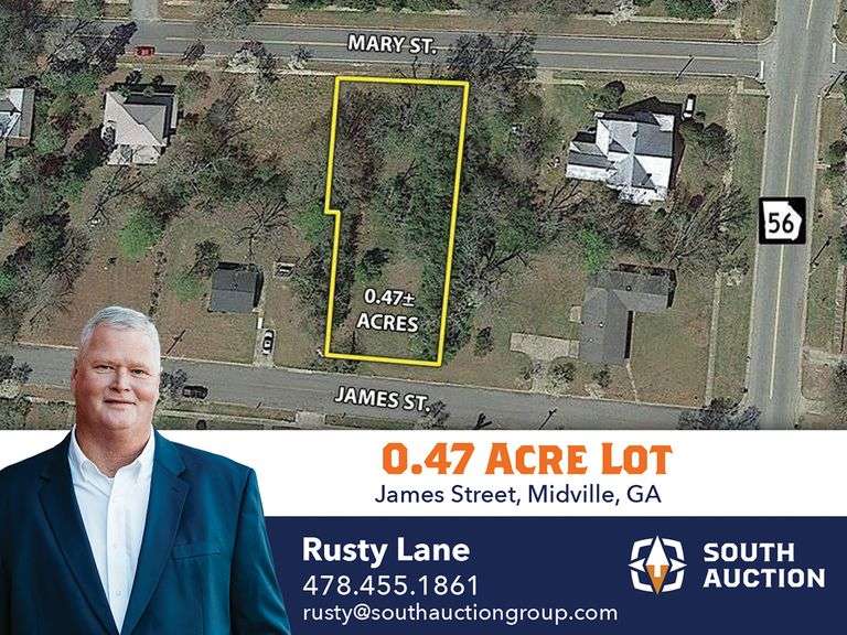 0.47 Acre Lot: James Street Midville, GA