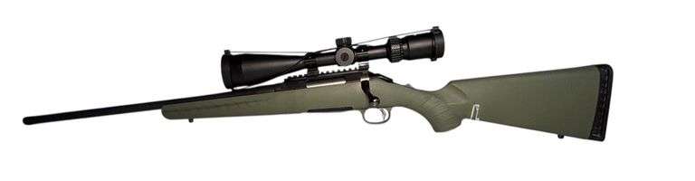 Ruger American Left-Hand Model chambered in .308Win with Nikon Prostaff 4-16×50 Scope