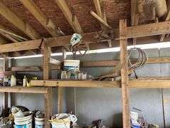 Bulk Lot of Miscellaneous Items Under Lean-to