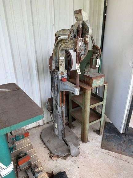 Vintage Kick Press Riveter with Stand - South Auction