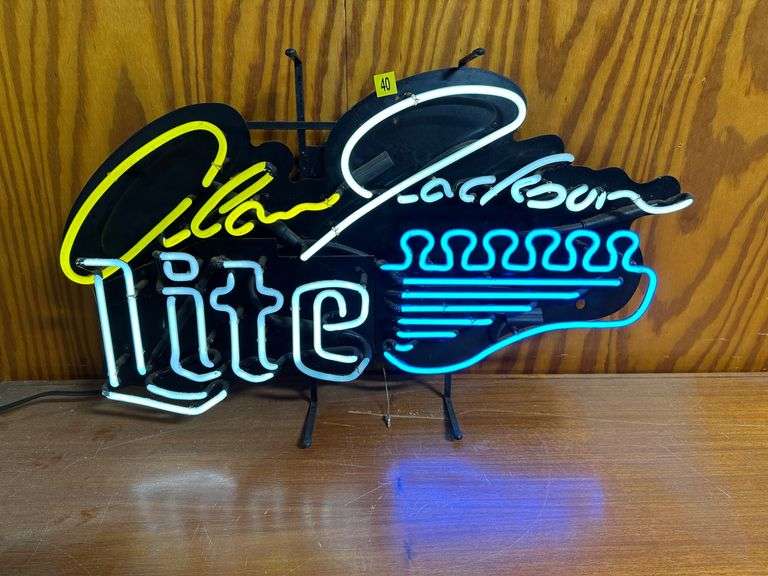 Alan Jackson Lite Neon Bar Sign