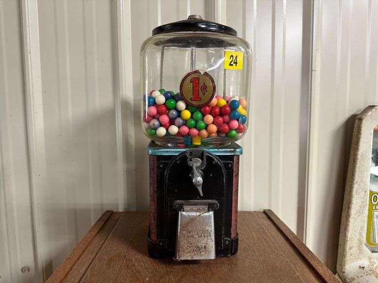 Vintage 1-Cent Gumball Machine