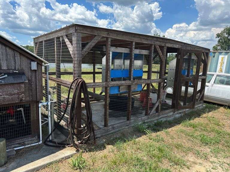 8 x 16 Chicken Coop with Contents
