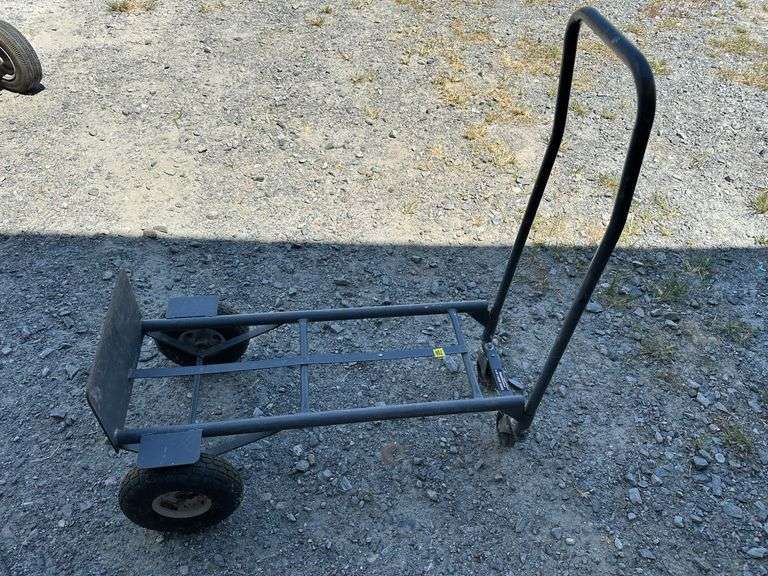 Metal Hand Truck Dolly with Pneumatic Tires