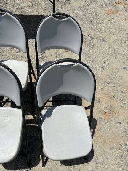 Eight Folding Chairs