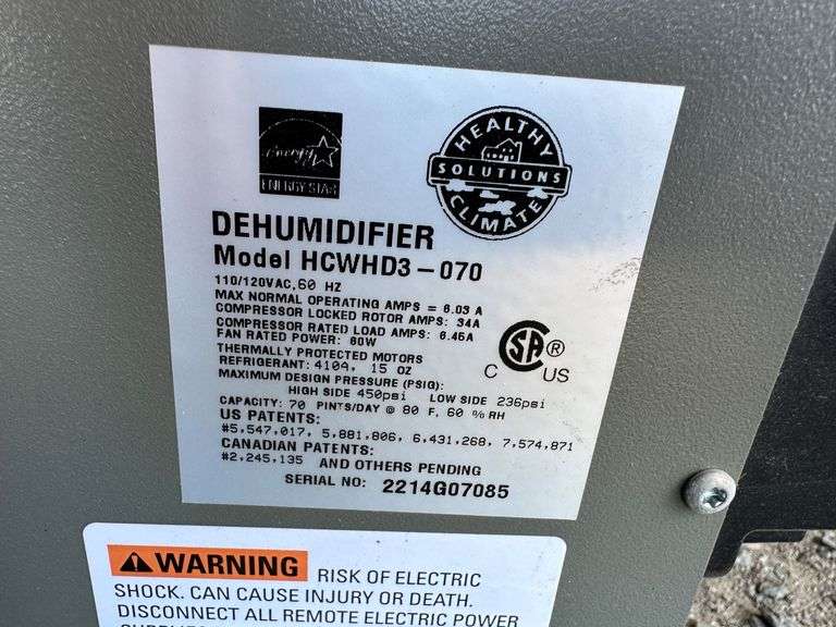 Healthy Climate Dehumidifier