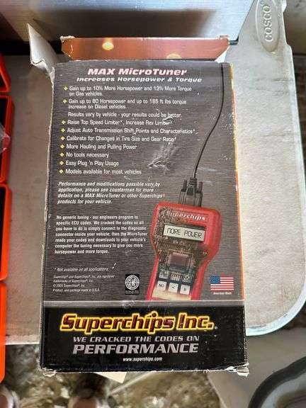 Two Digital Calipers and Superchips MAX MicroTuner