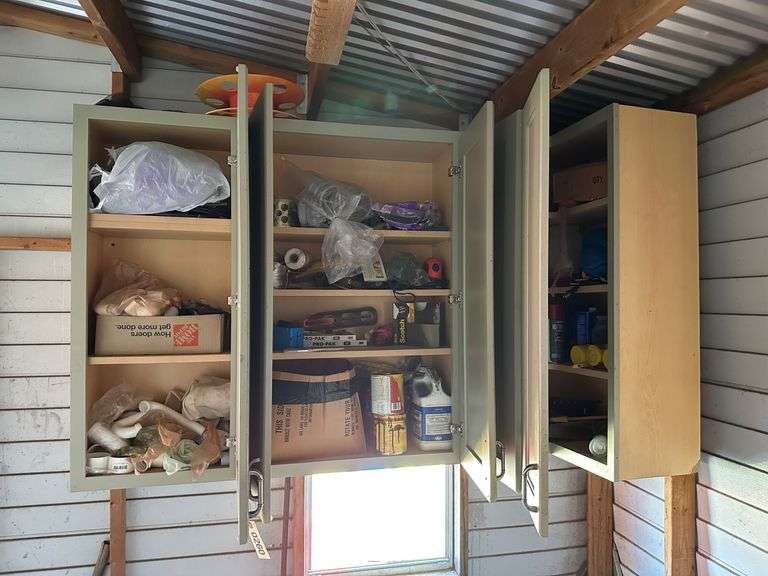 Contents of Corner Cabinets, Excluding Cabinets