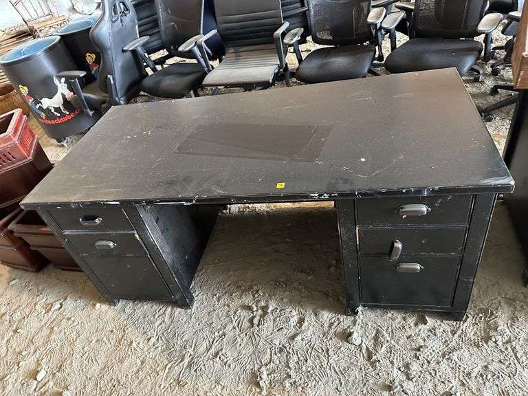 Office Desk with Multiple Drawers