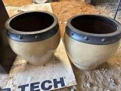 Beige Ceramic Planters