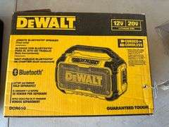 DeWalt DCR010 Jobsite Bluetooth Speaker, 12V/20V, Yellow/Black