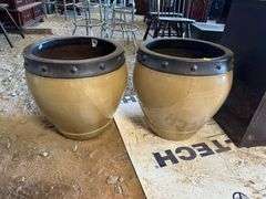 Beige Ceramic Planters