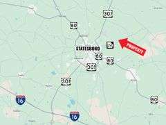 2.39 Acre Commercial Tract: Hwy 24, Statesboro, GA