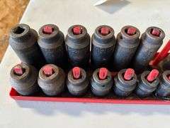 MAC Tools 1/2 Drive 6-Point SAE Impact Socket Set (13/16 Deep Missing)