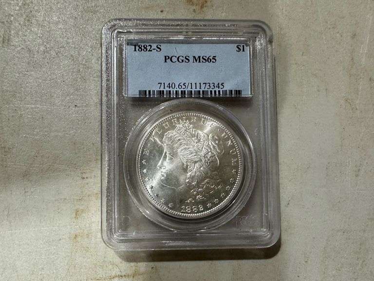 1882-S Morgan Silver Dollar