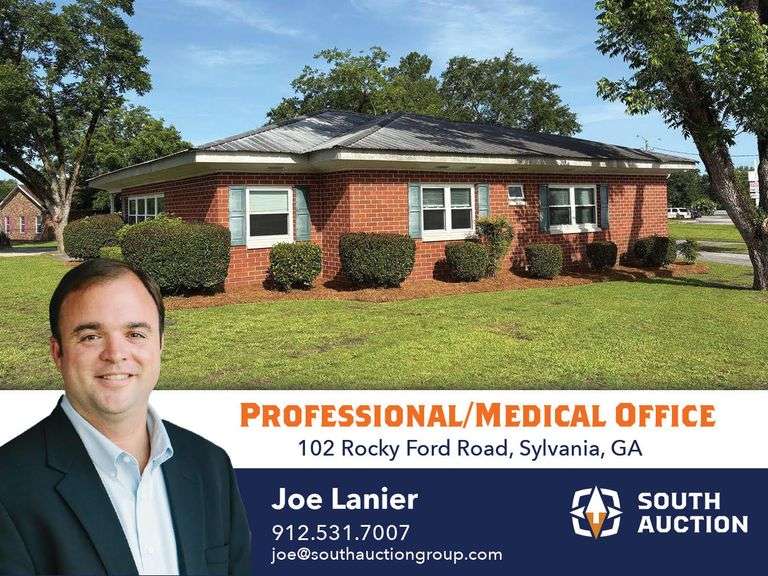 Professional/ Medical Office: 102 Rocky Ford Road, Sylvania, GA