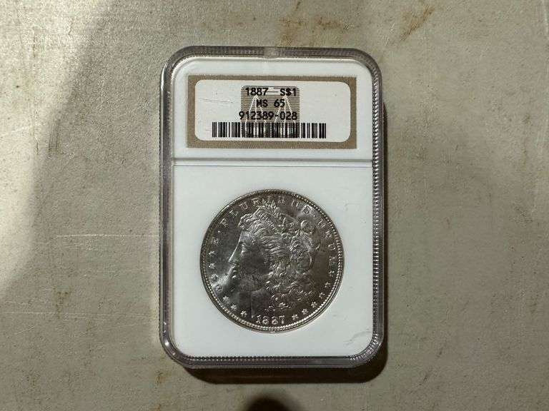 1887 Silver Morgan Dollar