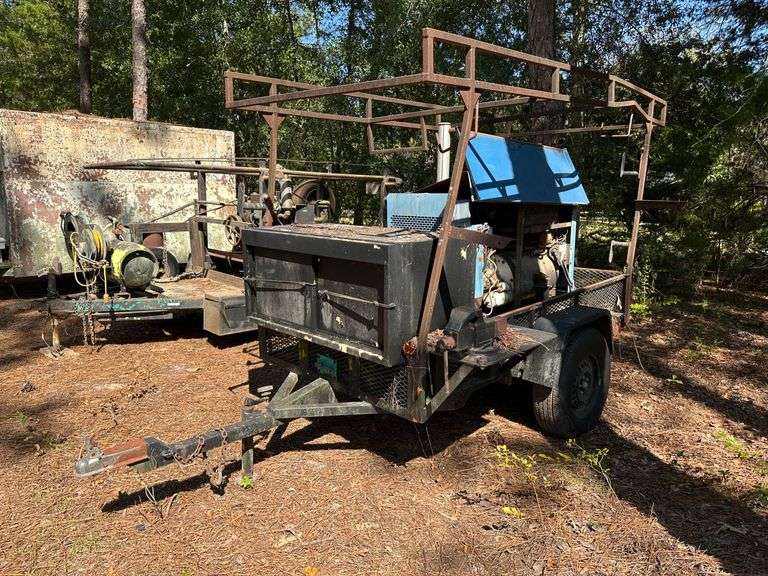 Miller Big 40 Generator/Welder Mounted Trailer