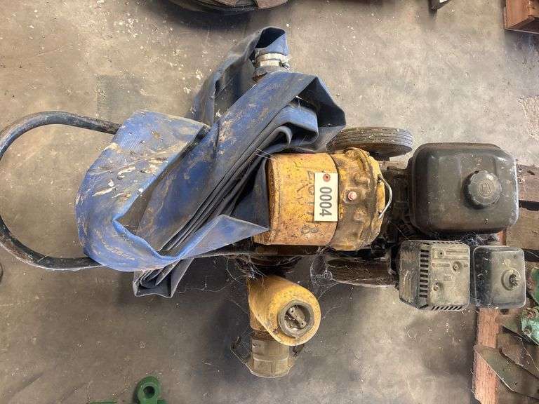 Wacker Trash Pump with Honda GX120 Motor - 3" Suction