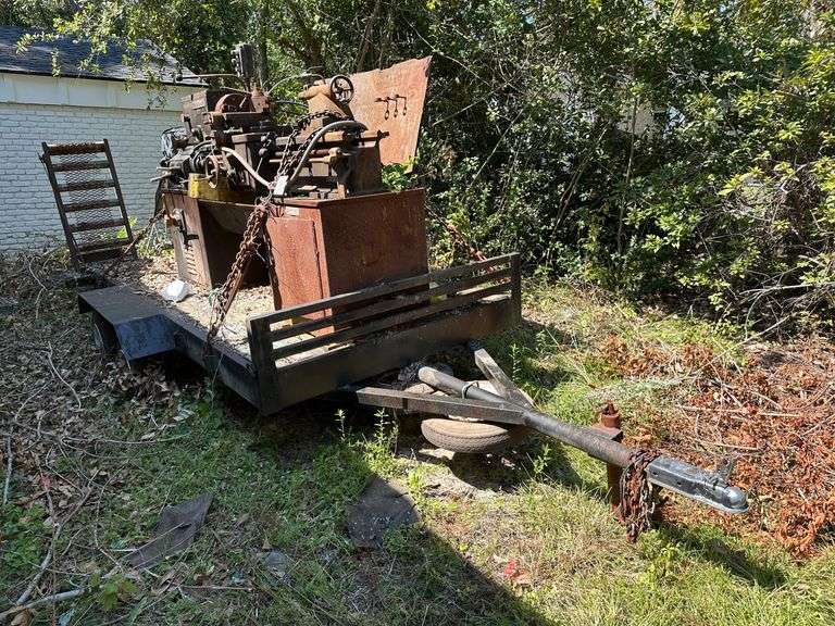 Rockwell Metalworking Lathe on Trailer