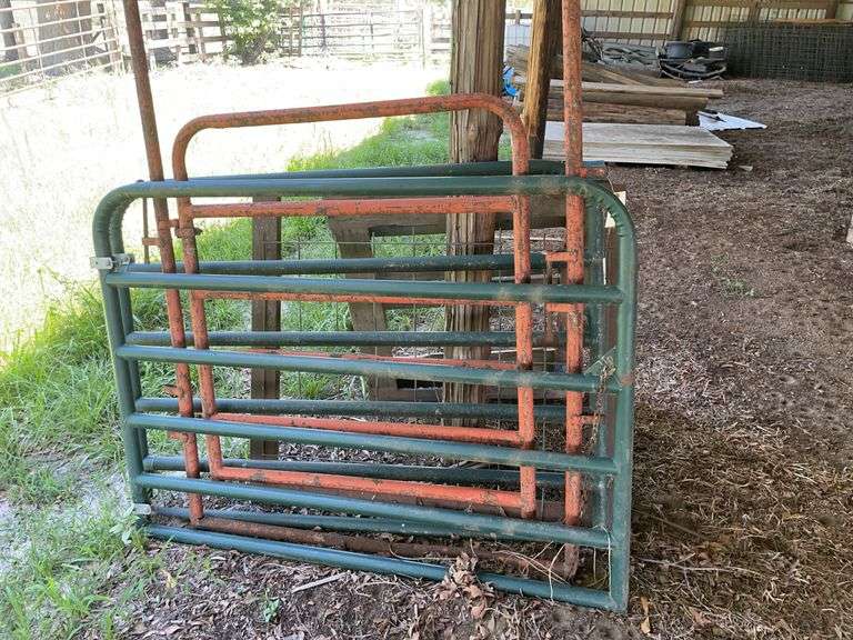 (3) Metal Agricultural Gates (2) 5.5' and (1) 4.5'