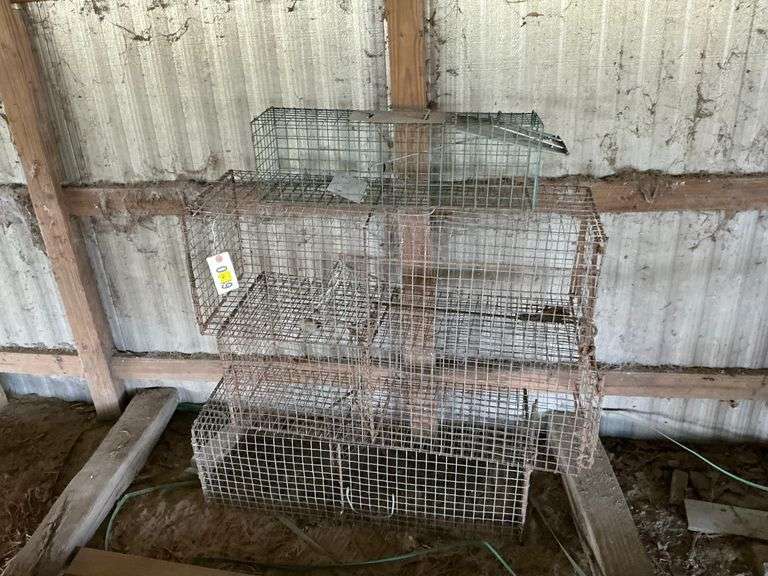 (4) Wire Live Animal Traps