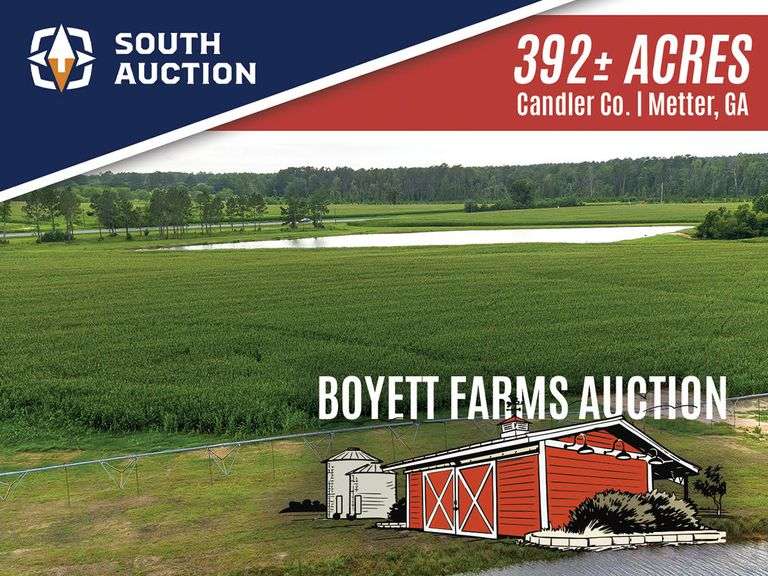 Boyett Farms: 392+ acres, Candler County, GA