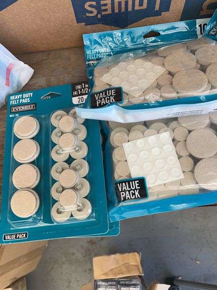 Heavy duty felt pads nail on & self adhesive