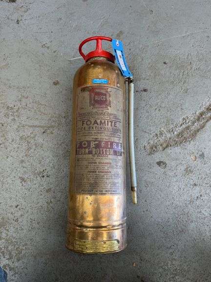 Alfco antique foamite fire extinguisher