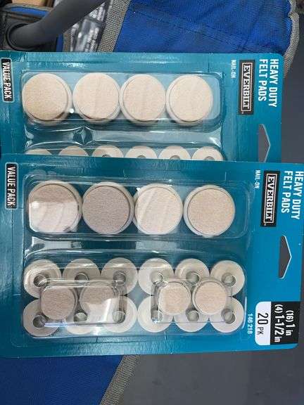Heavy duty felt pads nail on & shelf adhesive