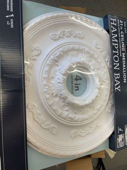 21in ceiling medallion lot of 2