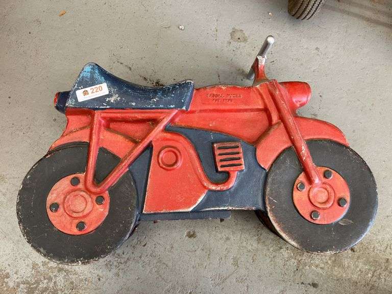 Vintage Saddle Mates Motorcycle Playground Spring Ride