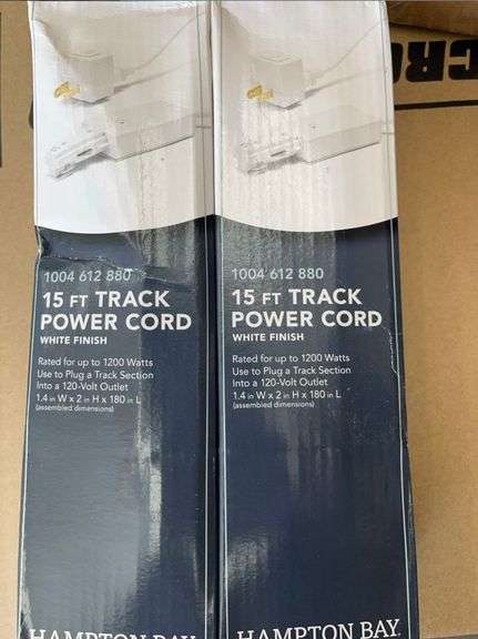 15ft track power cord lot of 4