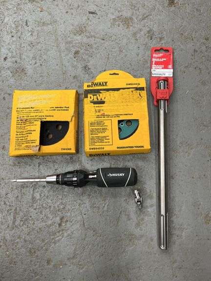 Dewalt palm sander pads husky bit driver miscellaneous