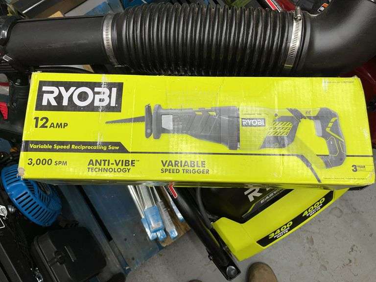 Ryobi 12 amp electric reciprocating saw new