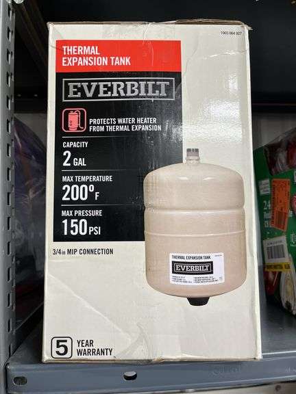 Everbilt thermal expansion tank new