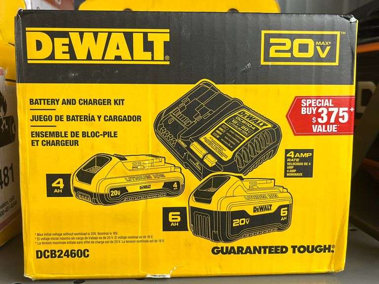Dewalt 20v max battery and charger kit new