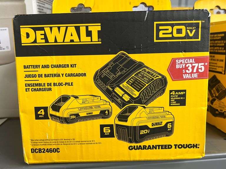 Dewalt 20v max battery and charger kit new