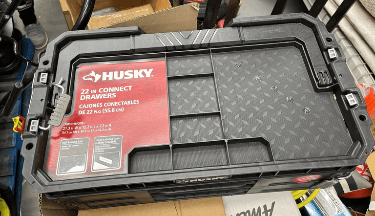 Husky 22” connect drawers tool box missing piece new condition