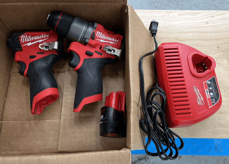 Milwaukee drills battery and charger new