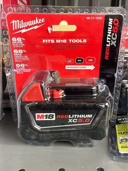 Milwaukee m18 red lithium xc5.0 battery new