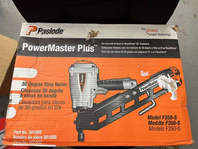 Power master plus 30 degree strip nailer new