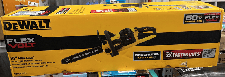 Dewalt Flex Volt Brushless Chainsaw new