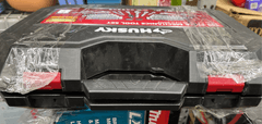 Husky missing one socket bit and case won’t latch still new condition