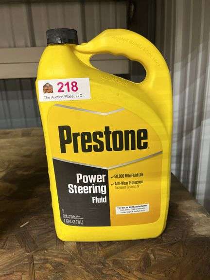 Prestone power steering fluid