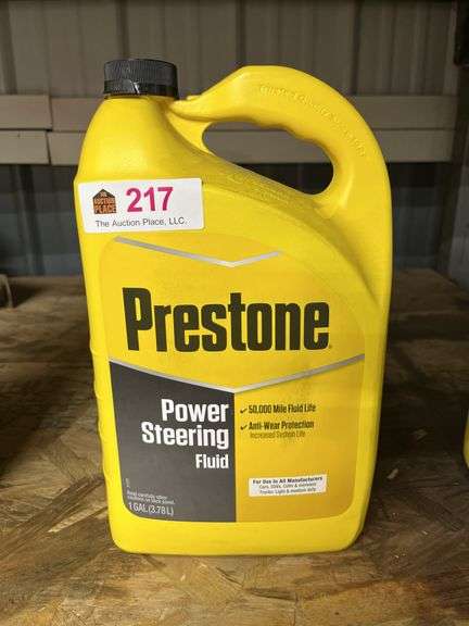 Prestone power steering fluid