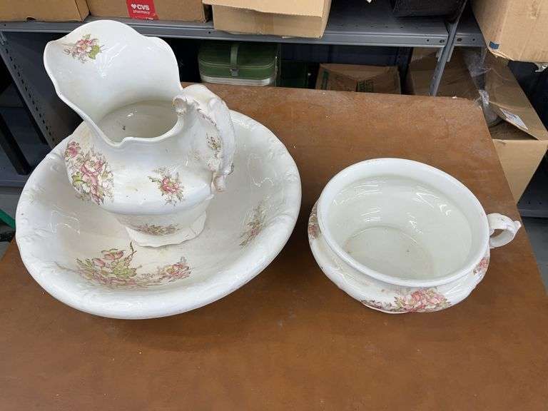 Revere wash Basin Pitcher Bowl