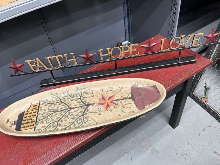 Primitive house collectible’s (bench not included)